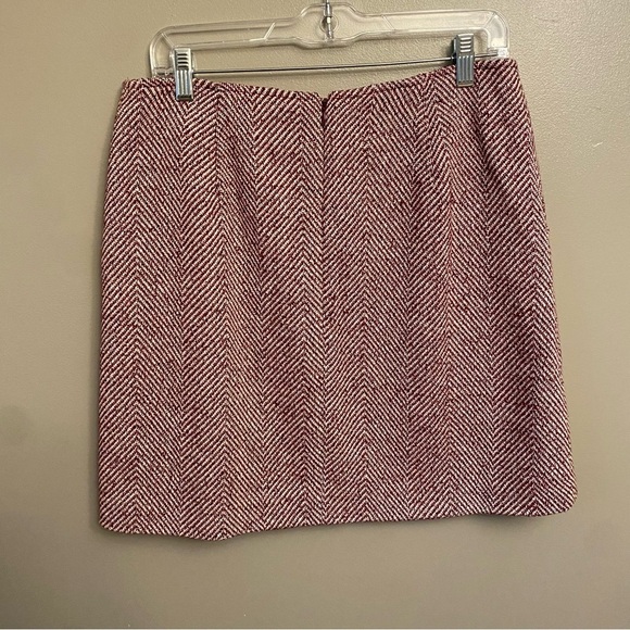 Banana Republic Herringbone Button-Waist Skirt Size 8 Career - Picture 4 of 11